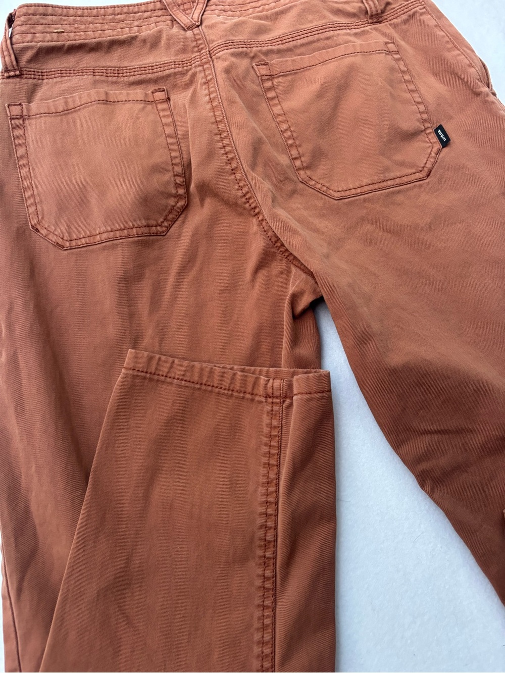Prana Burnt Orange Straight-Leg Pants - Picture 6 of 11